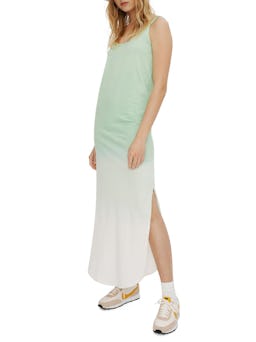 Knit Fade-Out Spagetti Maxi Dress: image 1