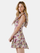 Floral Print Ruffled Dress: additional image