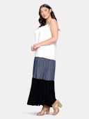 Colorblock Cami Neck Maxi Dress: additional image