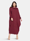 Neck Cowl Sweater Rib Dress: additional image