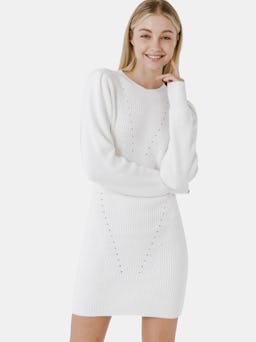 Sweater Mini Dress: image 1