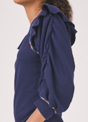 Meghan Ruffle Sweatshirt Dress: additional image