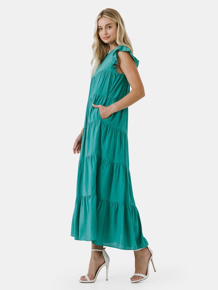 Tiered Maxi Dress: additional image