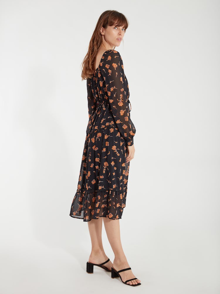 Padma Puff Sleeve Midi Dress: additional image