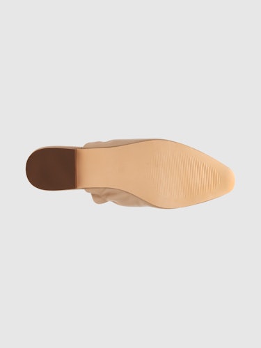 Vienna Ivory Leather Mule: additional image