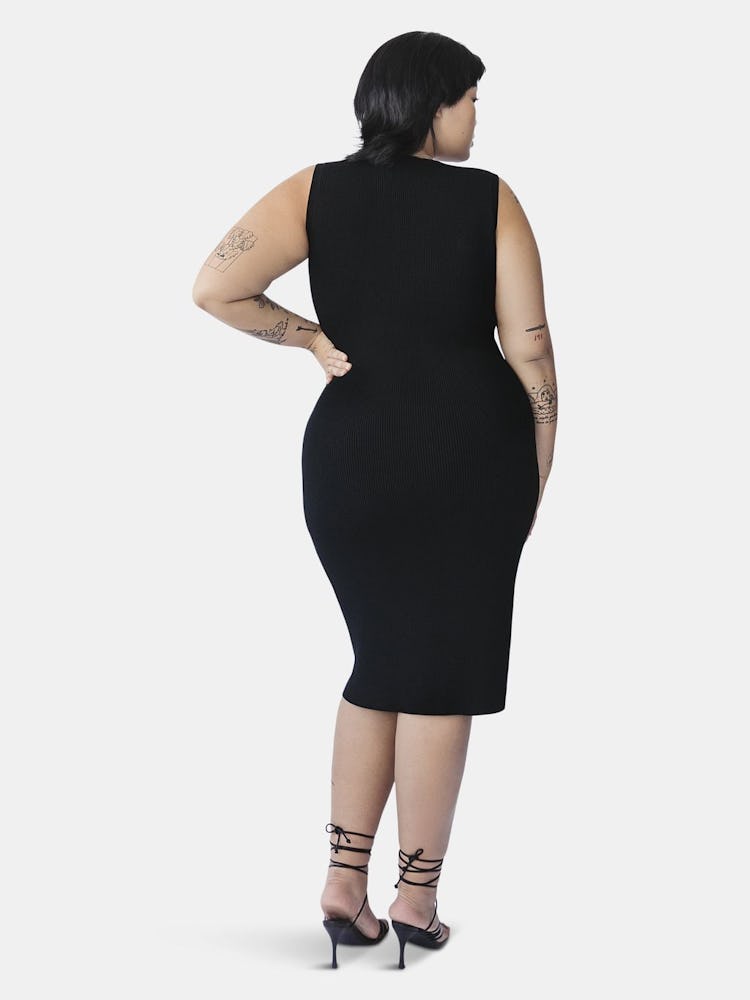 Henning x Pinterest Ribbed Knit Dress: additional image