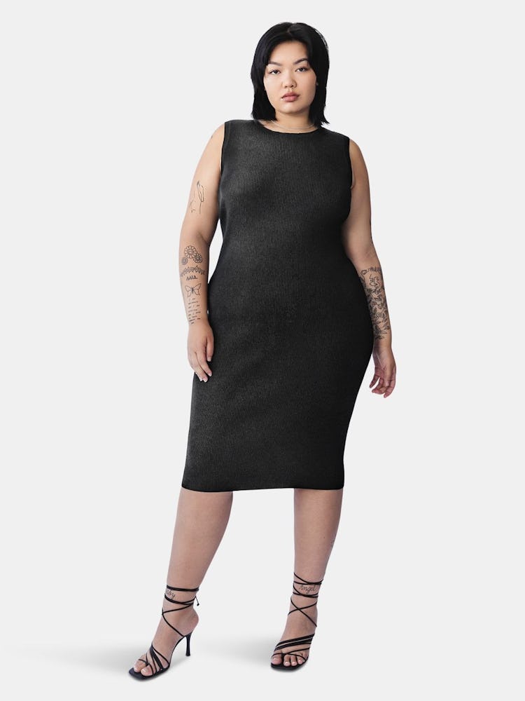 Henning x Pinterest Ribbed Knit Dress: additional image