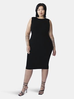 Henning x Pinterest Ribbed Knit Dress: additional image