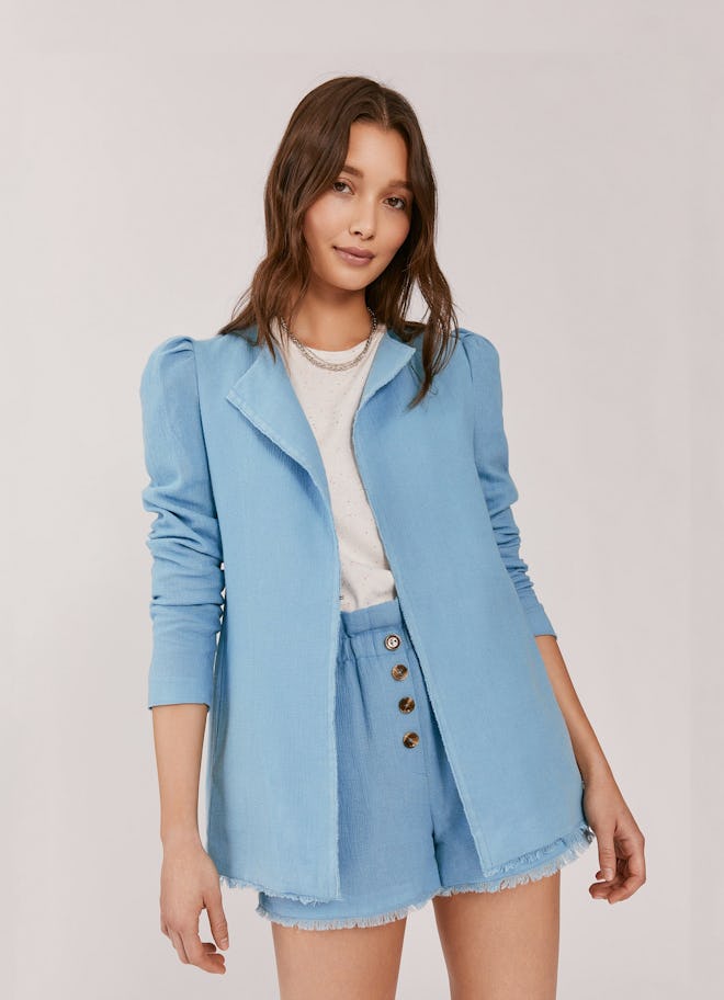 Paula Puff Shoulder Blazer: image 1