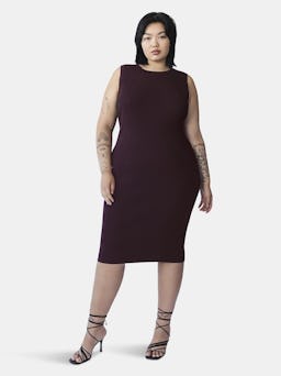 Henning x Pinterest Ribbed Knit Dress: additional image