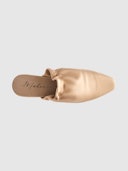 Vienna Ivory Leather Mule: additional image