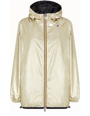 Gold nylon FENDI x K-Way® jacket: image 1