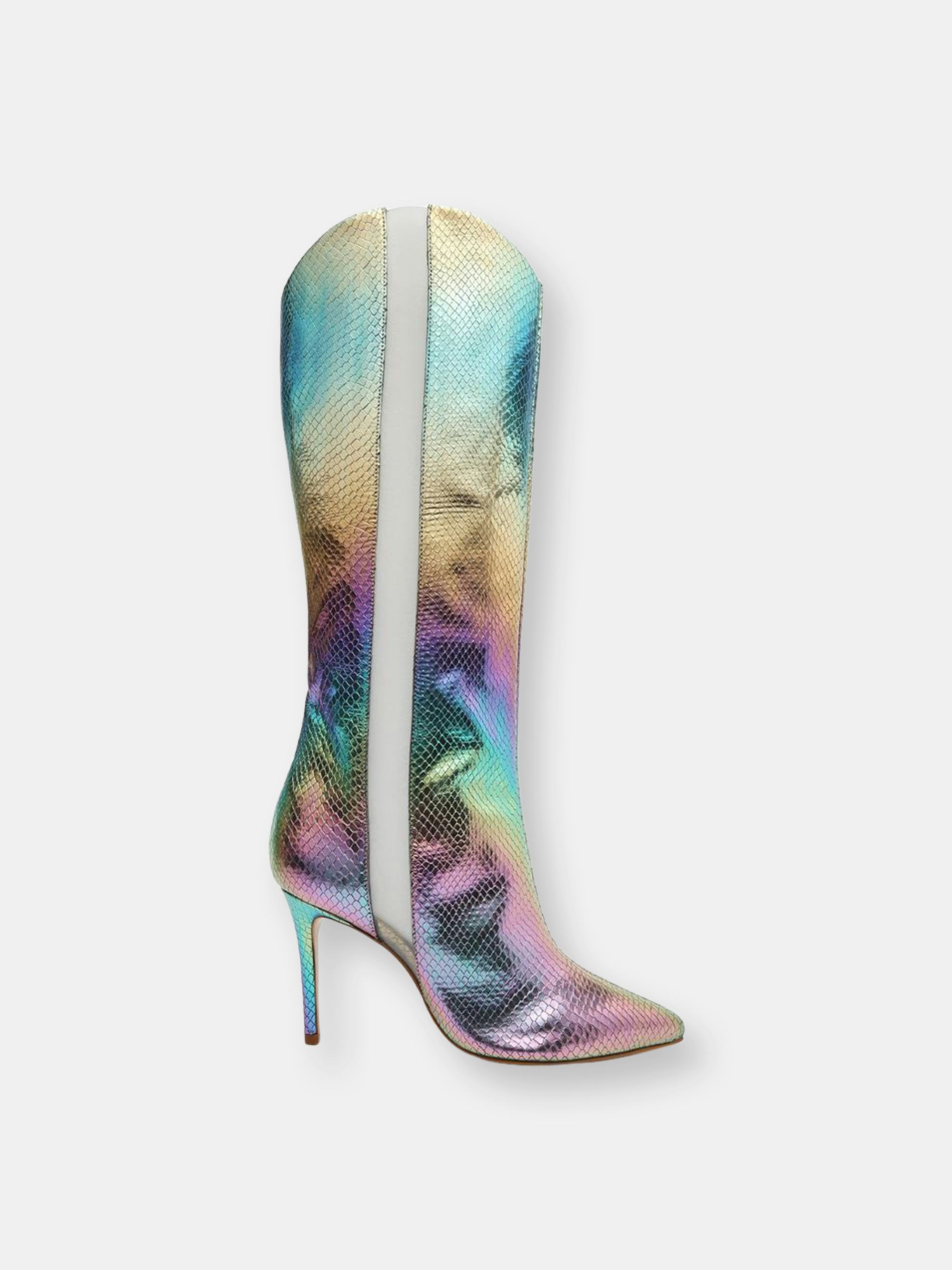 Maryana Metallic Leather Boot: image 1