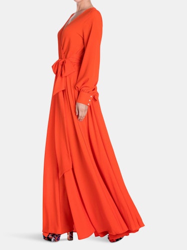 LilyPad Maxi Dress - Flame: additional image