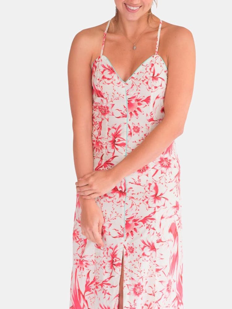 Mila Tropical Paradise Slip Dress: additional image