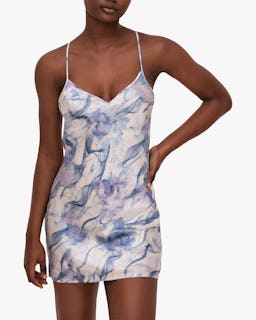 Mist Silk Slip Dress: additional image