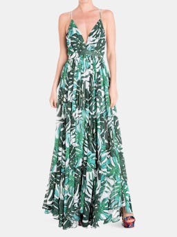 Enchanted Garden Maxi Dress - Palm Beach Green: image 1