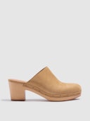 The Ayanna Leather Clog: additional image
