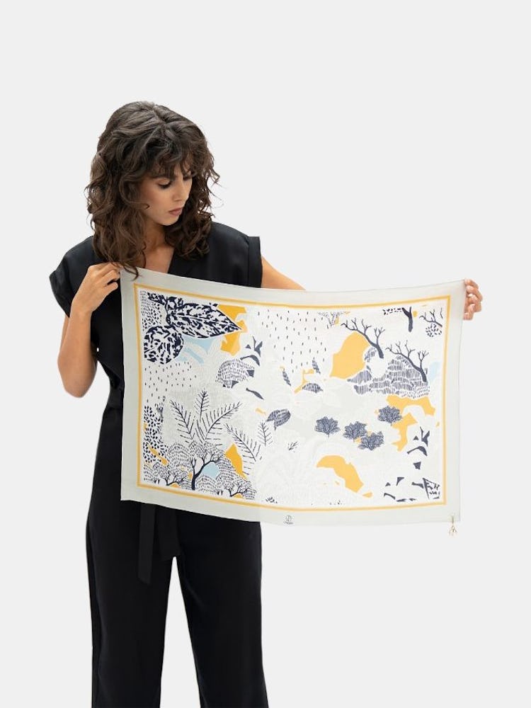 Rachel Carson Silk Le Petit Scarf: additional image