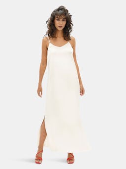 Calabar Silk Slip Dress: additional image