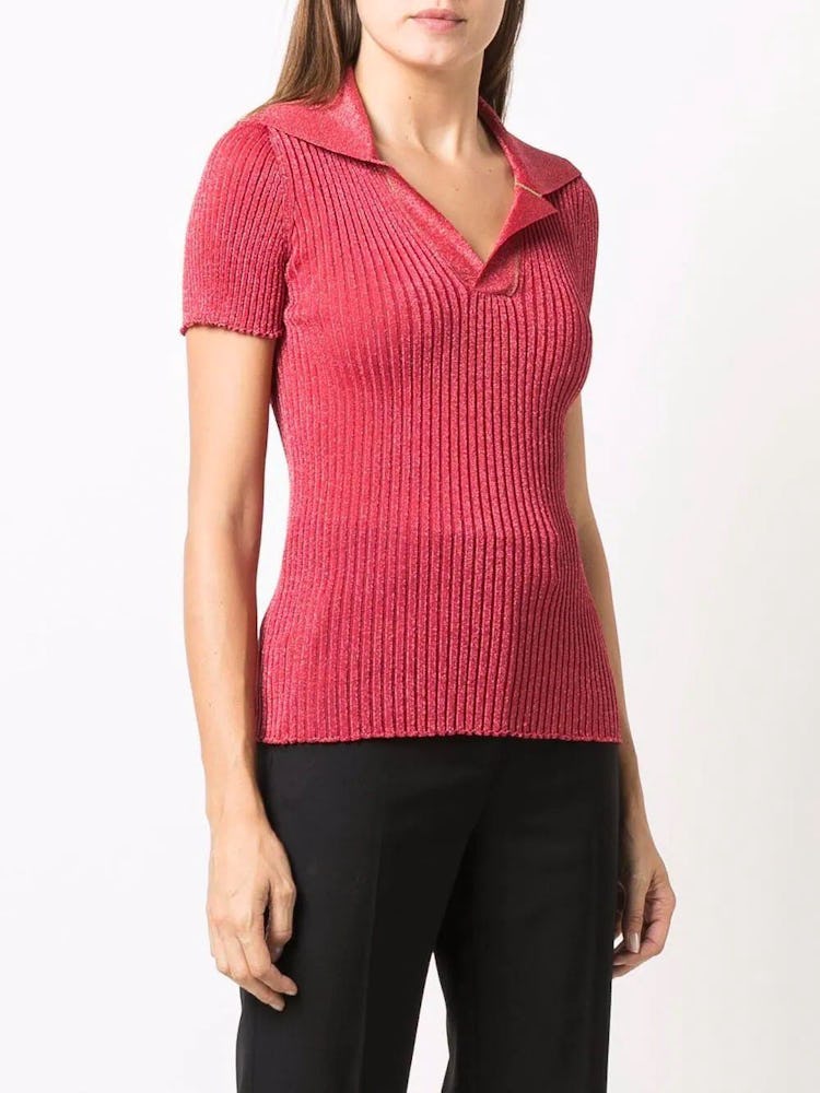 Collar Ribbed Tee: additional image