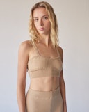Charm Bra Knit Top Toasted Almond: additional image