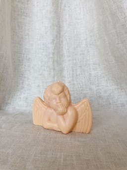 Cherub Candle - Peach: image 1