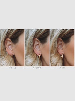 Estelle Large Hoop Earring: additional image