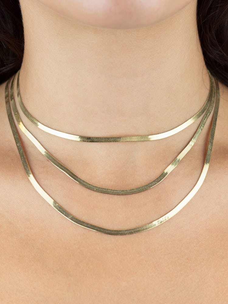 Herringbone Necklace: additional image