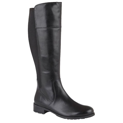 Cipriata Womens/Ladies Silvia Leather High Leg Boots (Black): image 1