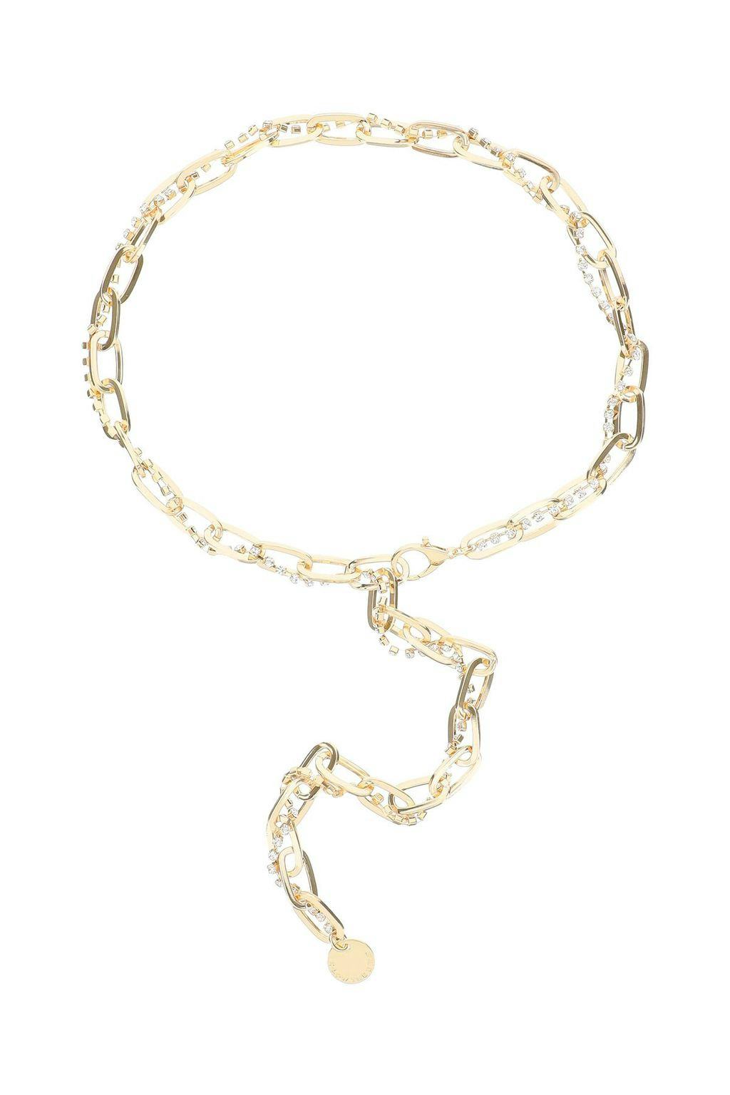 B Low The Belt Isla Chain Belt With Crystals: image 1