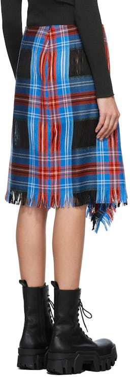 Multicolor Honey Drape Skirt: additional image