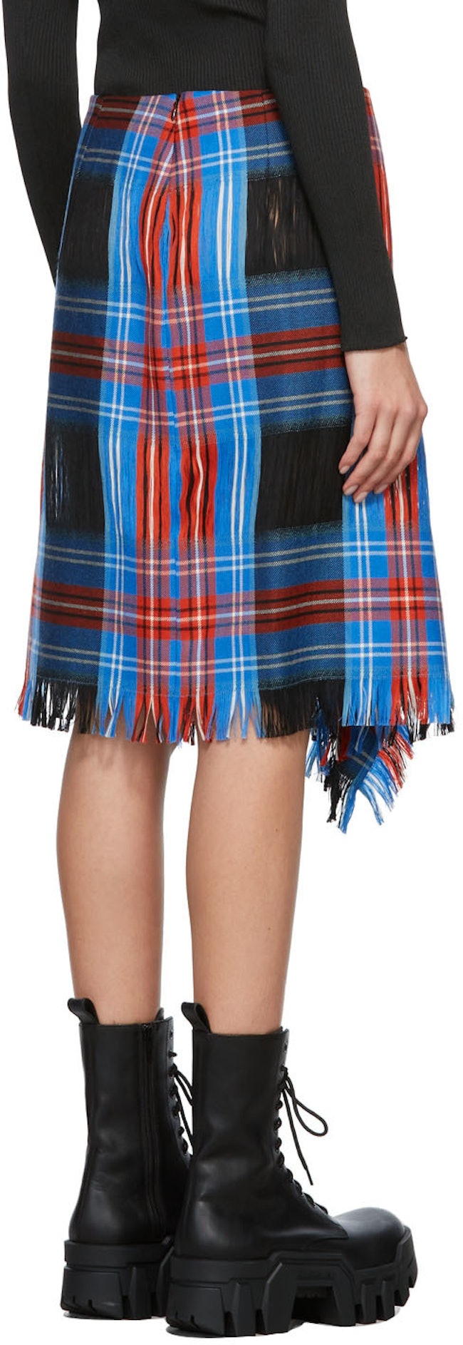Multicolor Honey Drape Skirt: additional image