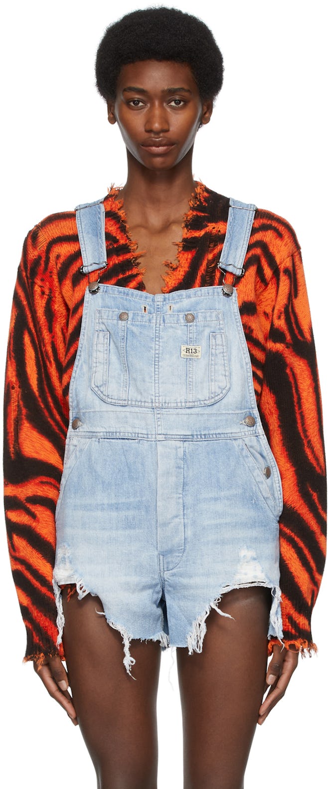 Blue Short Overalls: image 1