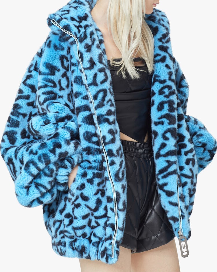 Animal Faux-Fur Coat: additional image