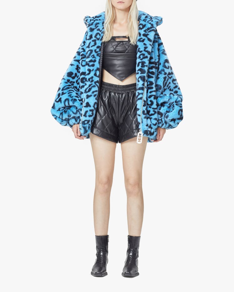 Animal Faux-Fur Coat: image 1