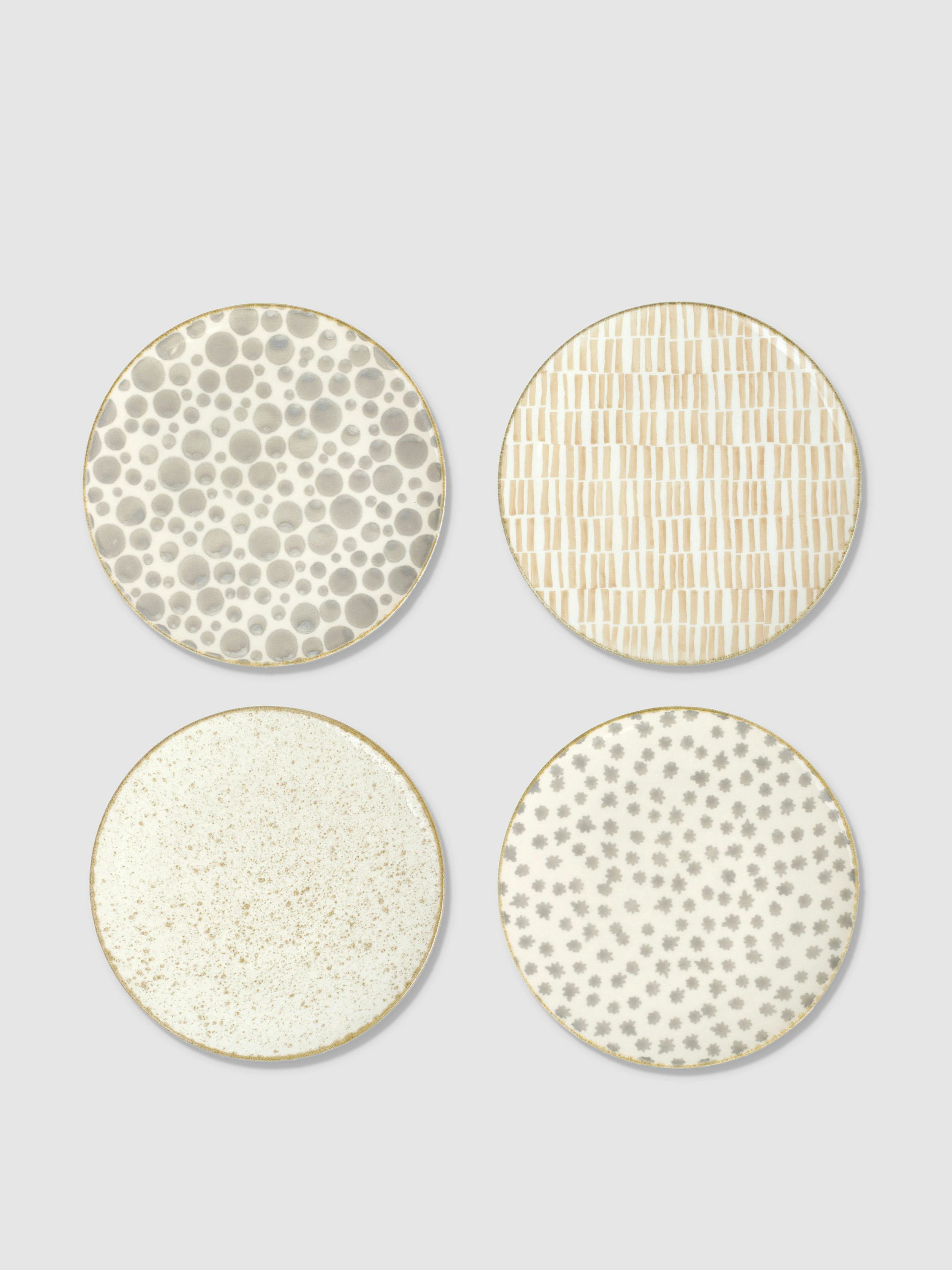 Earth Assorted Dinner Plates - Set of 4: image 1