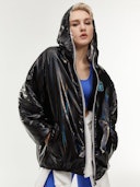 Reversible Metallic Sherpa Jacket: additional image