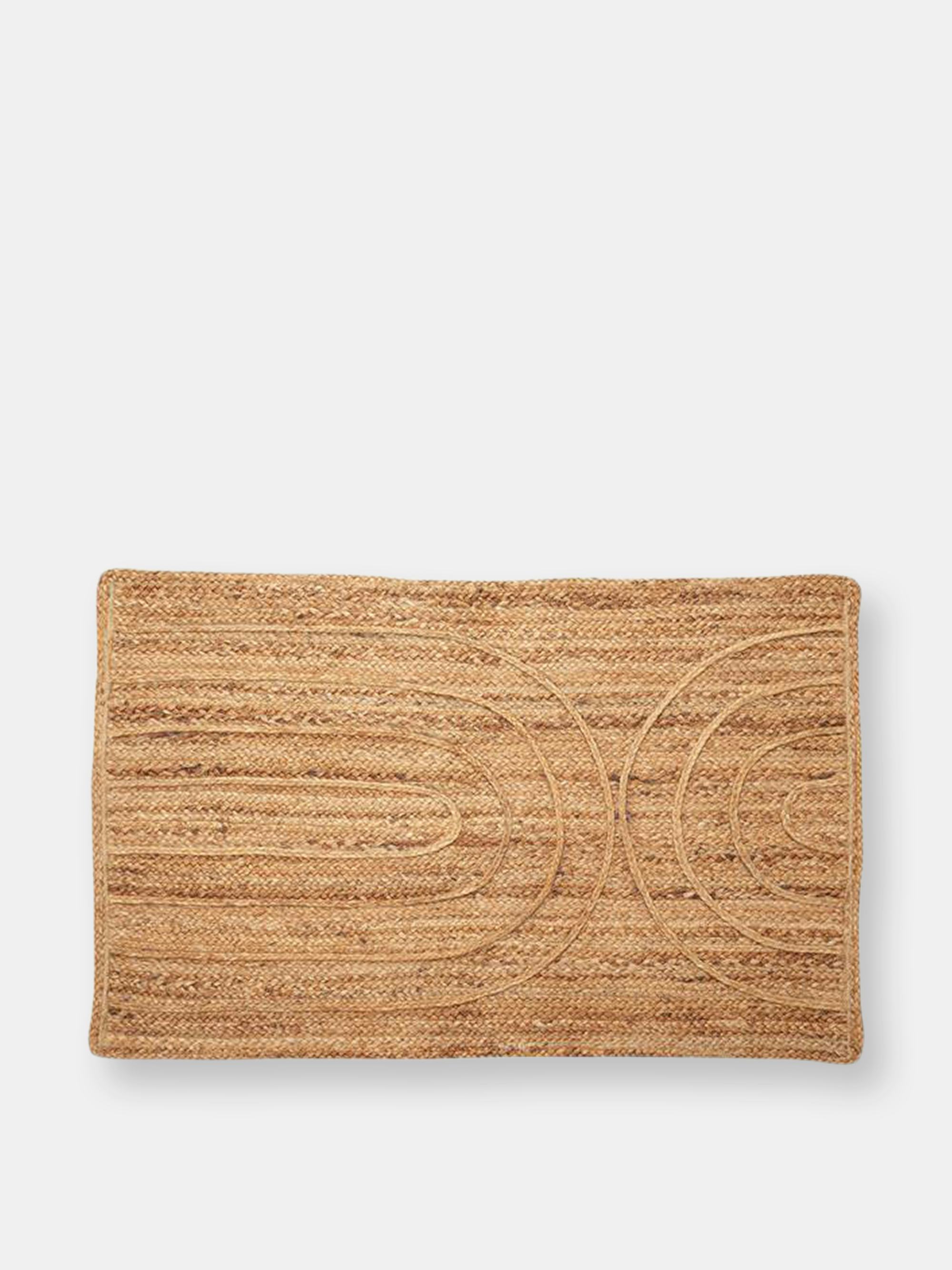 Rainbow Jute Rug, Natural -  2 x 3 ft: image 1