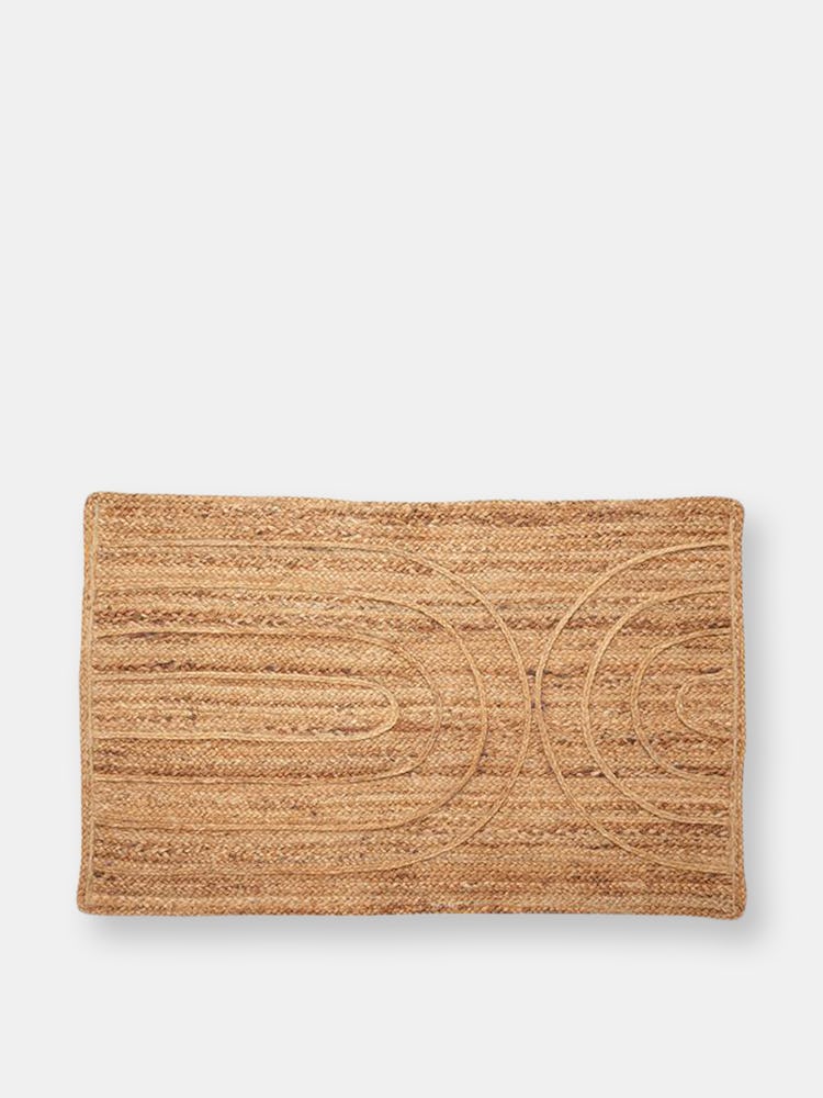 Rainbow Jute Rug, Natural -  2 x 3 ft: image 1