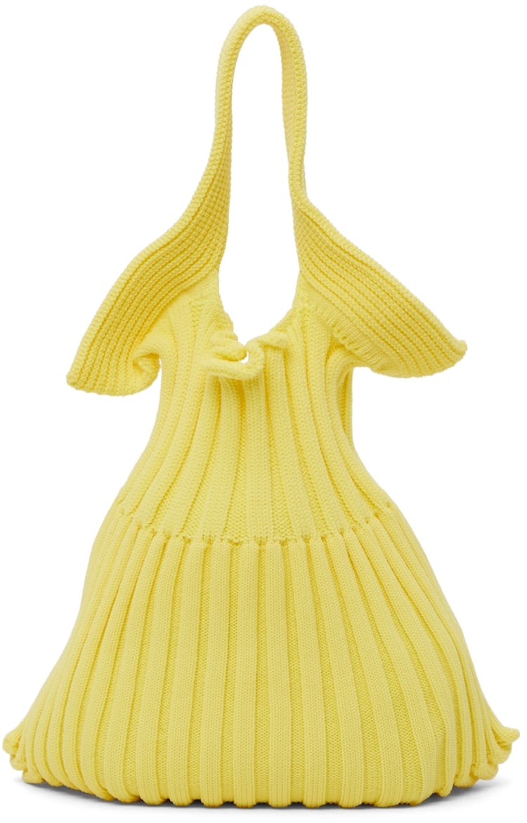 Yellow Fluted Tote: additional image