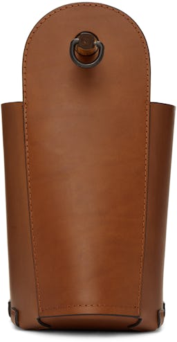 Tan Bucket Bamboo Bag: additional image