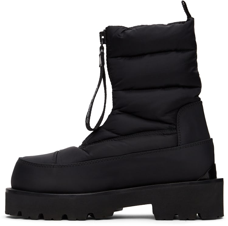 Black Kai Flat Boots: additional image