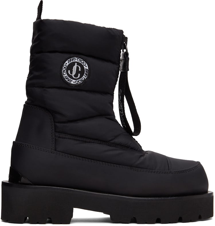 Black Kai Flat Boots: image 1