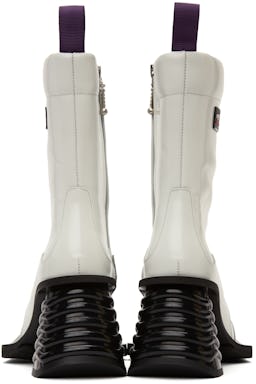 White Gaia Boots: additional image