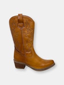 Tucson leather cowboy boots: additional image