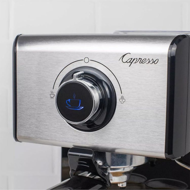 Espresso and Cappuccino Machine - Stainless Steel/Black: image 1