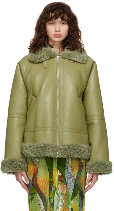 SSENSE Exclusive Green Rind Jacket: image 1