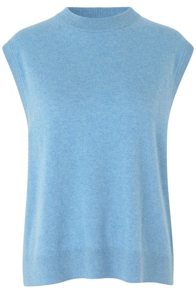 Nola Vest in Dusty Blue: image 1