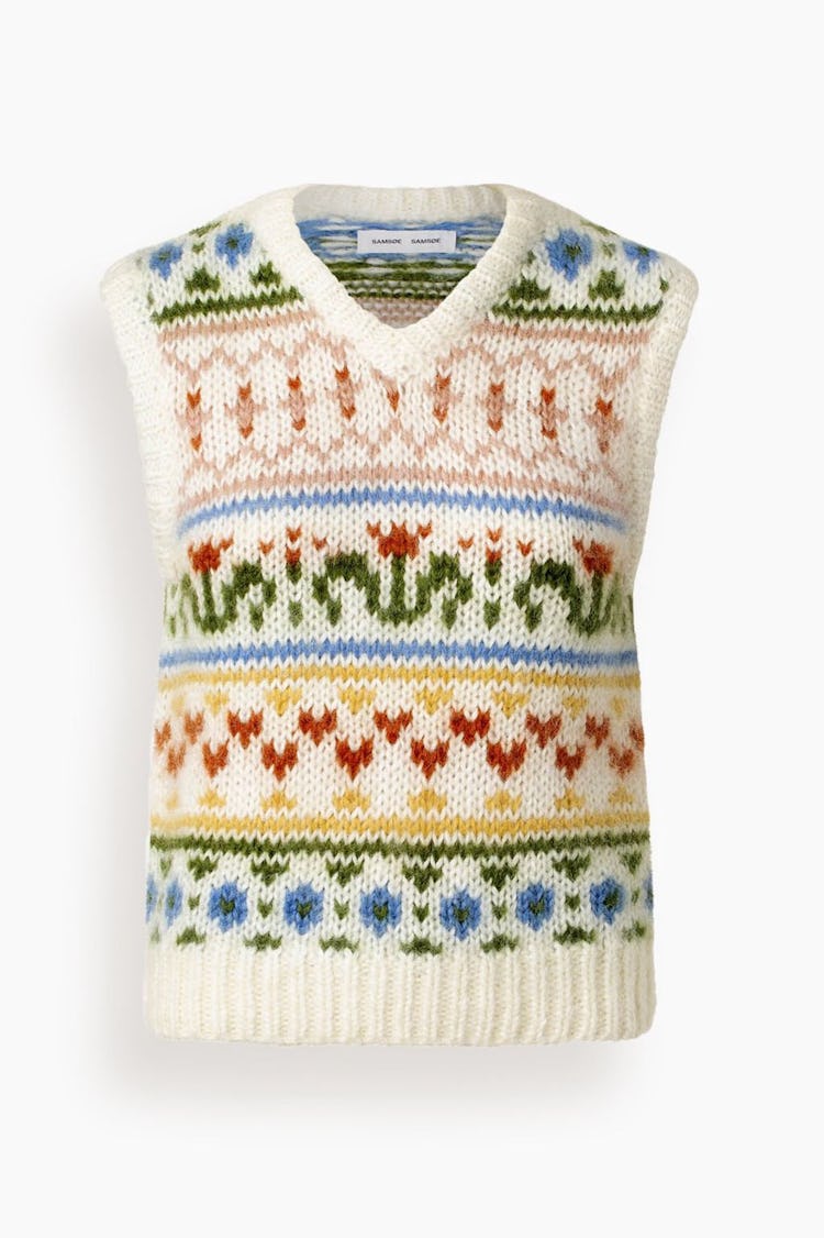 Simones Vest in Whisper White: image 1